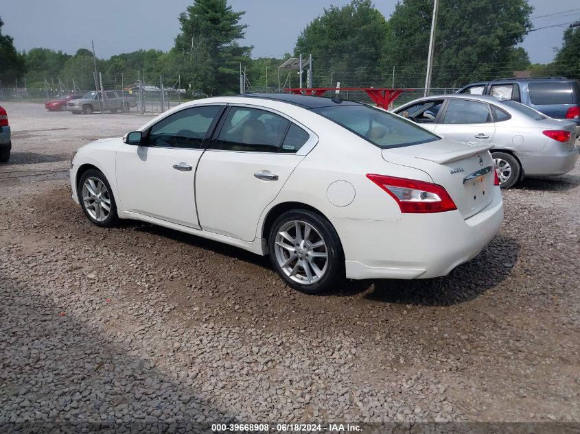 2010 Nissan Maxima 3.5 Sv VIN: 1N4AA5AP9AC874038 Lot: 39668908