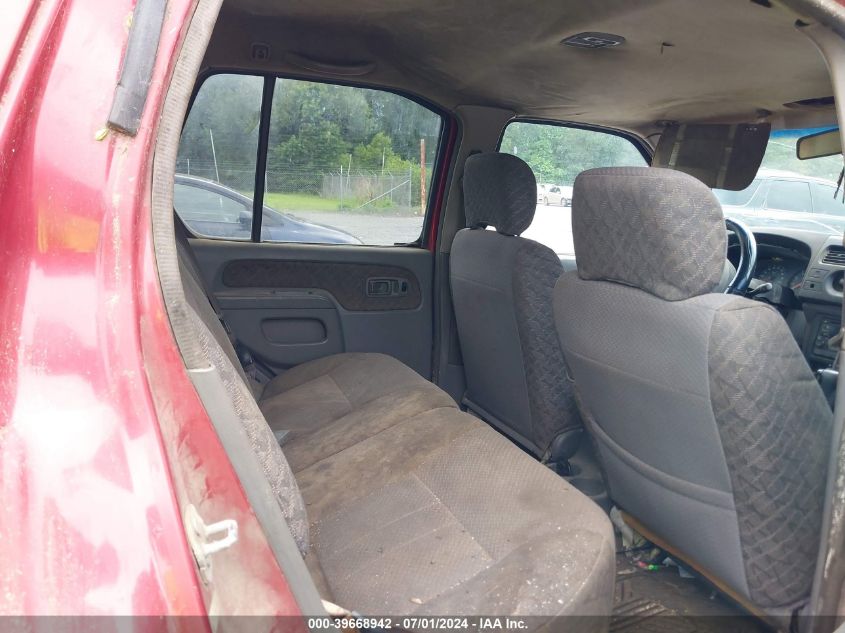 2001 Nissan Xterra Xe-V6 VIN: 5N1ED28T61C536239 Lot: 39668942