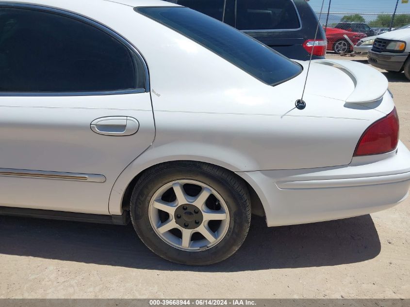 2001 Mercury Sable Ls VIN: 1MEFM53U31G620259 Lot: 39668944