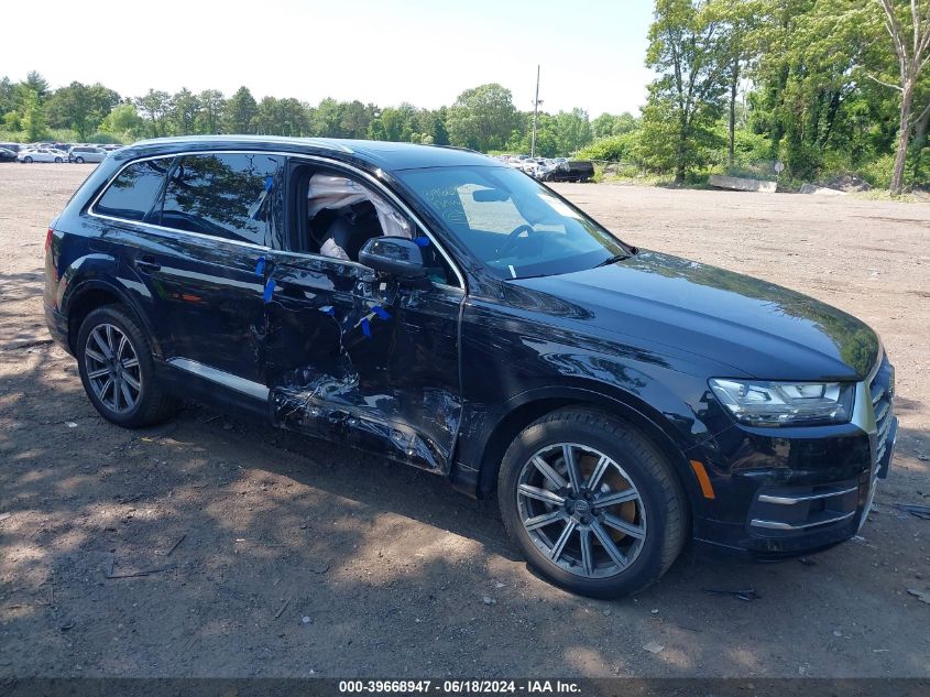 2017 Audi Q7 3.0T Premium VIN: WA1LAAF78HD040135 Lot: 39668947