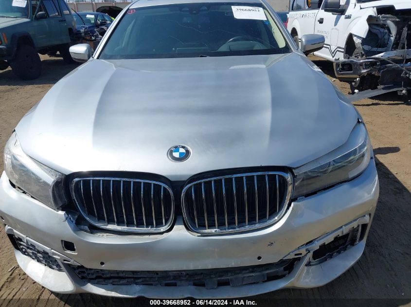 2018 BMW 740I VIN: WBA7E2C52JB216292 Lot: 39668952