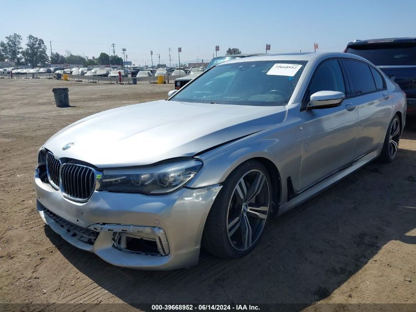 2018 BMW 740I VIN: WBA7E2C52JB216292 Lot: 39668952