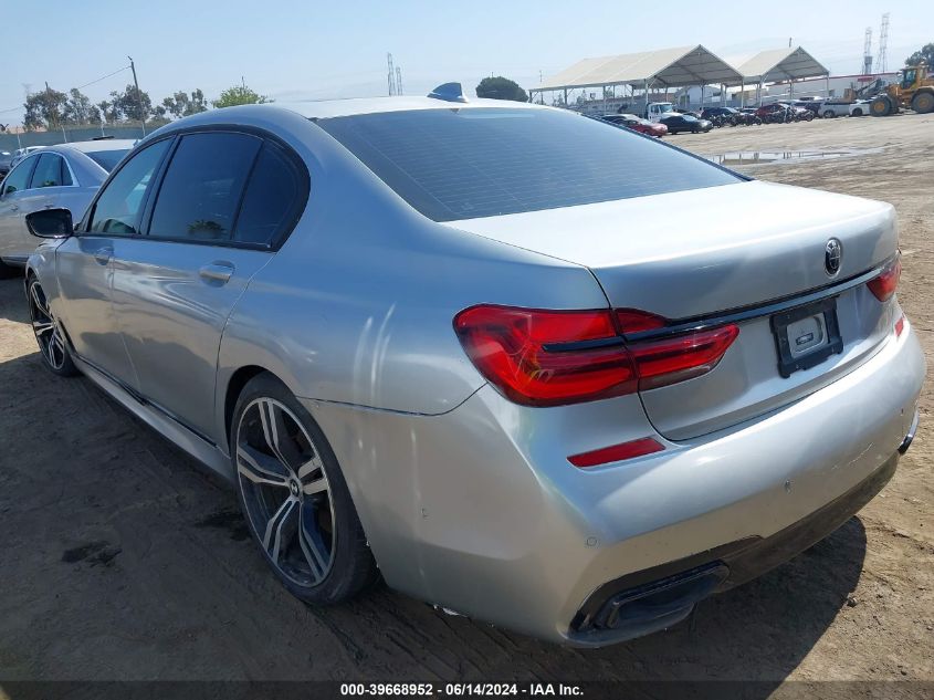 2018 BMW 740I VIN: WBA7E2C52JB216292 Lot: 39668952