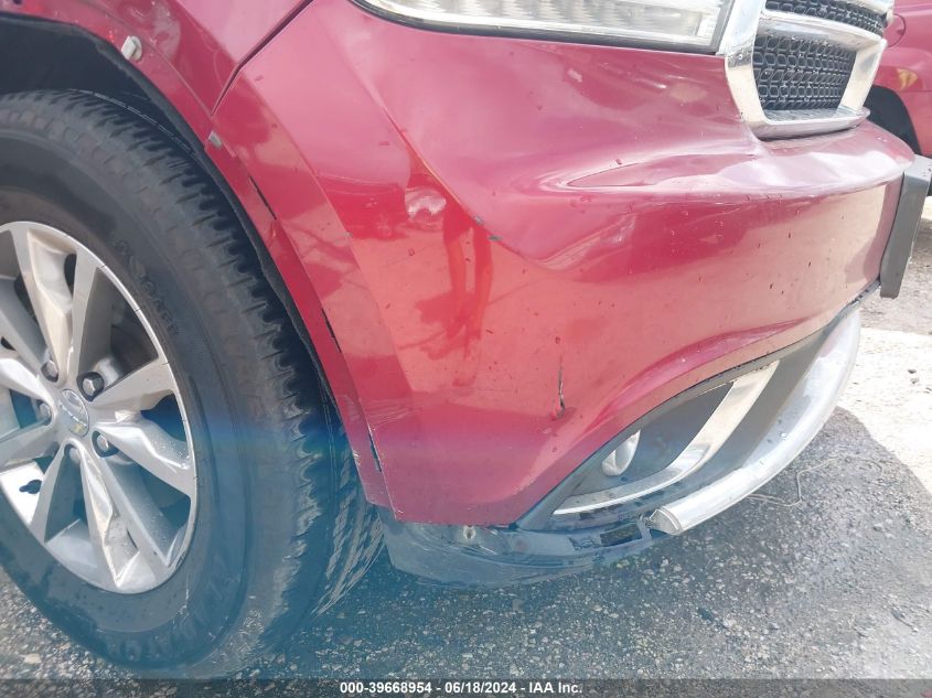 2014 Dodge Durango Limited VIN: 1C4RDHDG9EC539398 Lot: 39668954