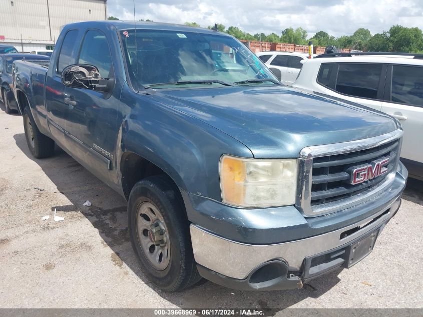 2009 GMC Sierra 1500 Sl VIN: 1GTEC19C29Z218742 Lot: 39668969