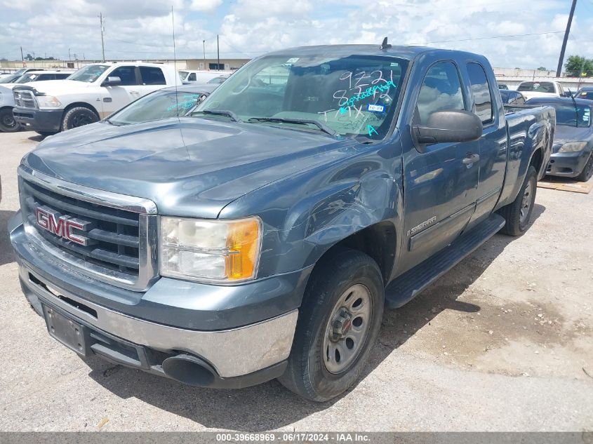 2009 GMC Sierra 1500 Sl VIN: 1GTEC19C29Z218742 Lot: 39668969