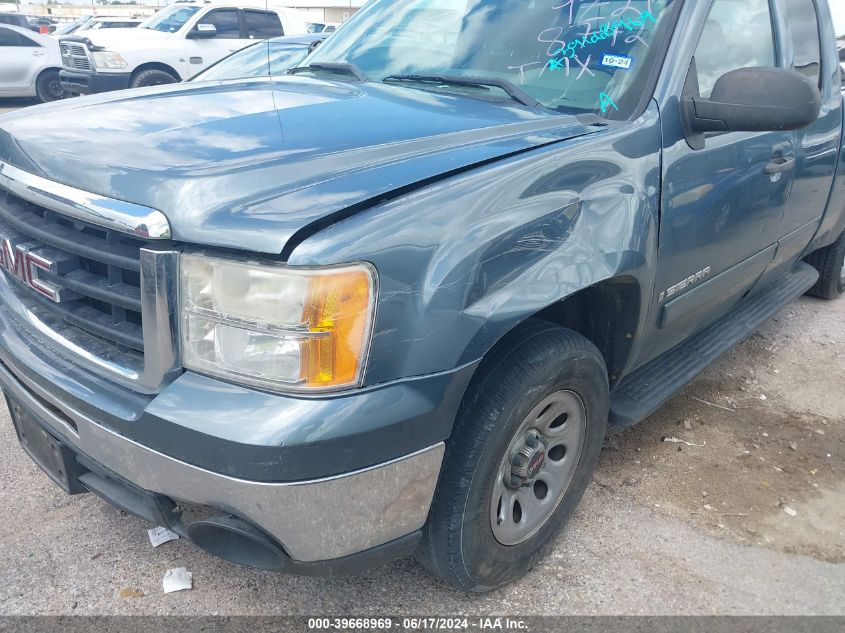 2009 GMC Sierra 1500 Sl VIN: 1GTEC19C29Z218742 Lot: 39668969