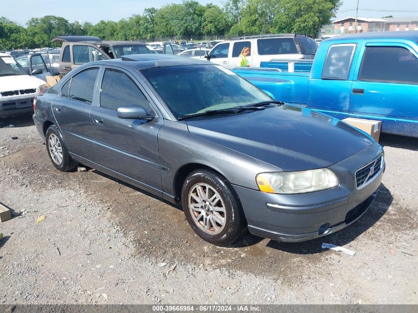 2005 Volvo S60 2.4 VIN: YV1RS612752439612 Lot: 39668984