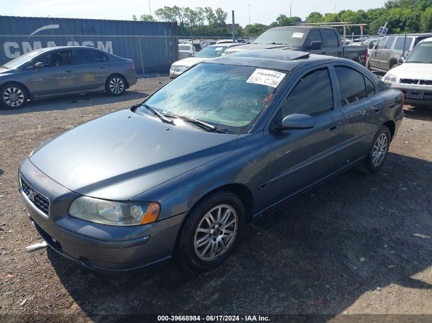 2005 Volvo S60 2.4 VIN: YV1RS612752439612 Lot: 39668984