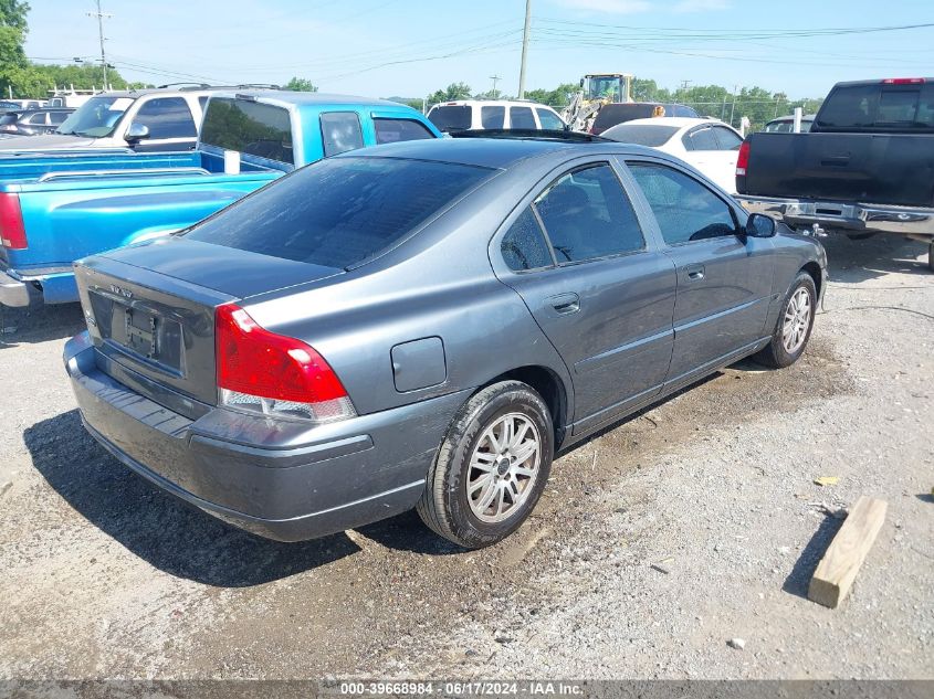 2005 Volvo S60 2.4 VIN: YV1RS612752439612 Lot: 39668984