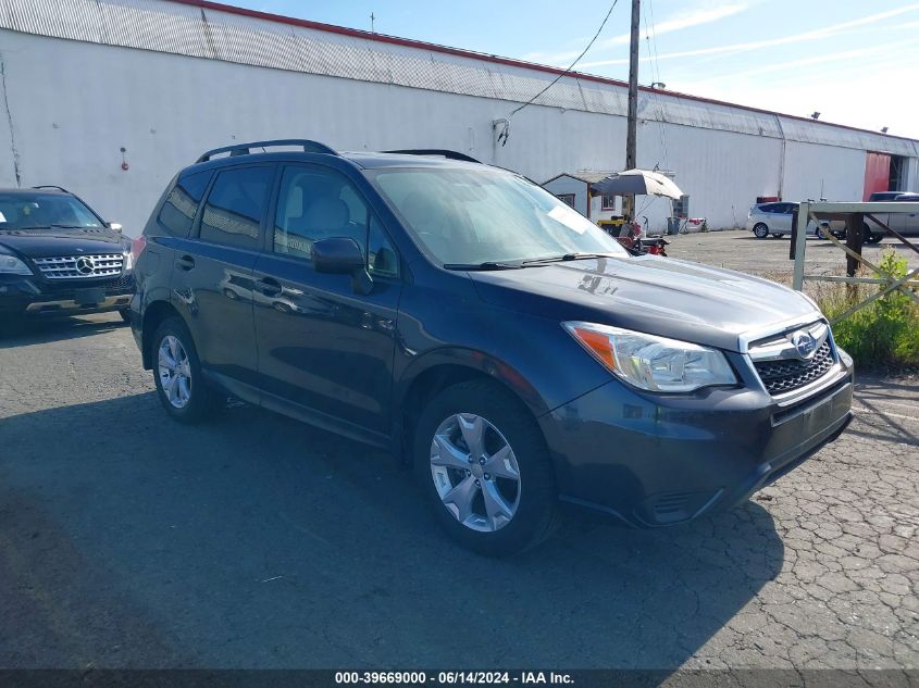 2014 Subaru Forester 2.5I Premium VIN: JF2SJAEC8EH555190 Lot: 39669000