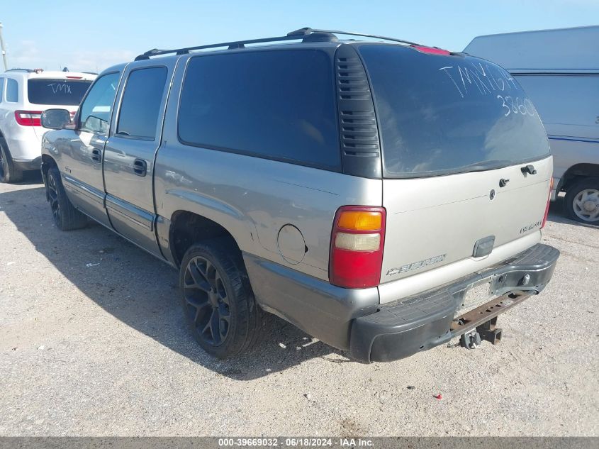 2000 Chevrolet Suburban 1500 Ls VIN: 3GNEC16T2YG143860 Lot: 39669032