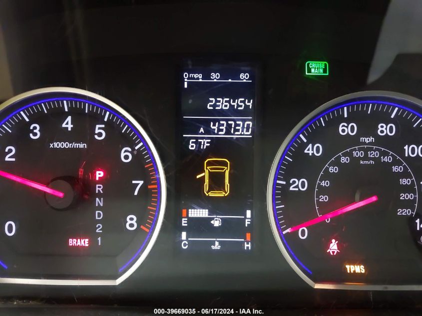 2007 Honda Cr-V Ex-L VIN: JHLRE48767C091188 Lot: 39669035