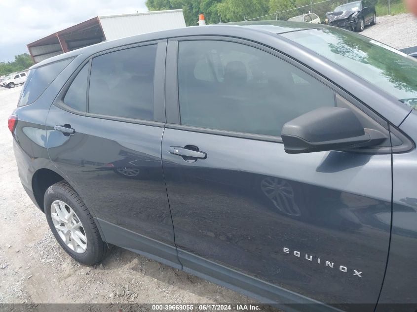 2022 Chevrolet Equinox Fwd Ls VIN: 2GNAXHEV5N6143096 Lot: 39669055