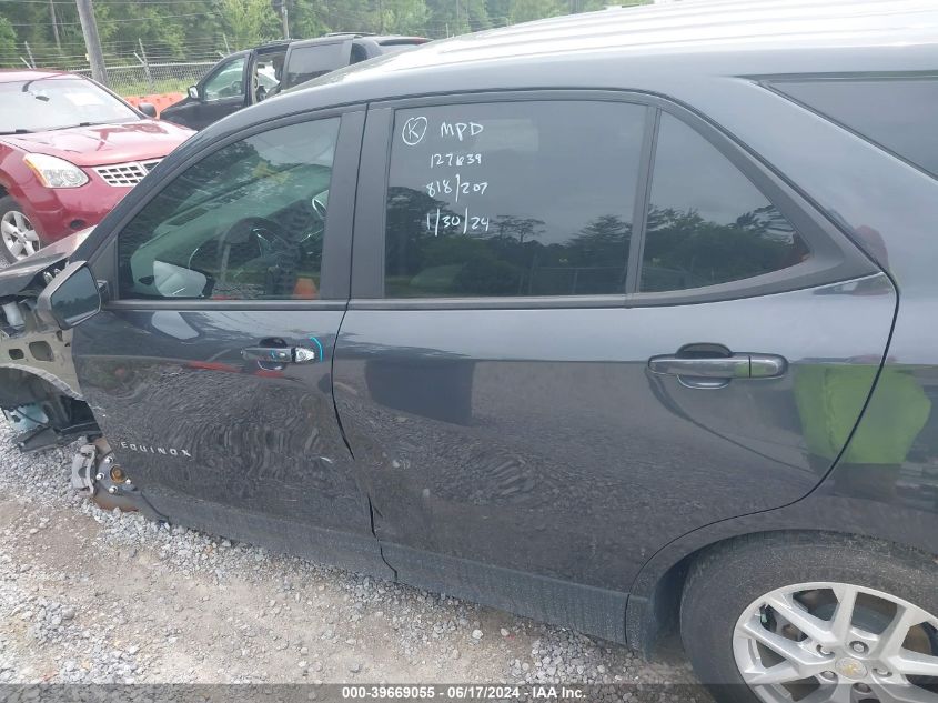 2022 Chevrolet Equinox Fwd Ls VIN: 2GNAXHEV5N6143096 Lot: 39669055