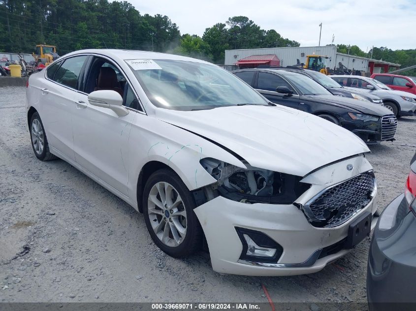 2019 Ford Fusion Energi Titanium VIN: 3FA6P0SU9KR161011 Lot: 39669071