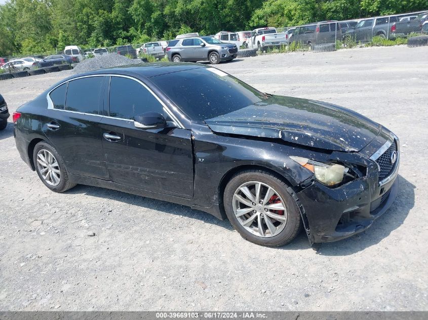 2014 Infiniti Q50 Premium VIN: JN1BV7AR3EM700193 Lot: 39669103