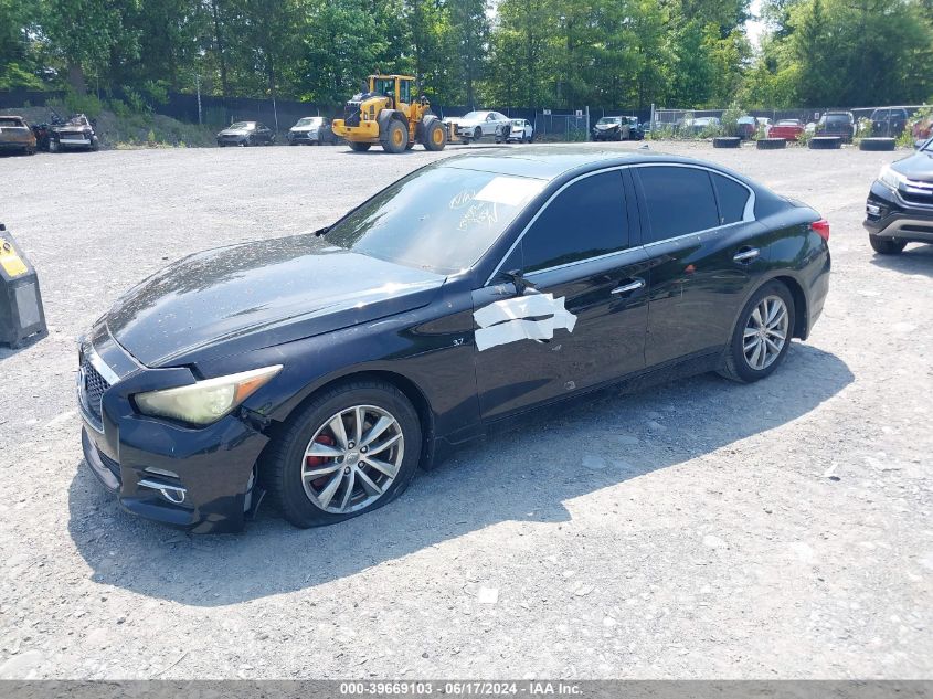 2014 Infiniti Q50 Premium VIN: JN1BV7AR3EM700193 Lot: 39669103