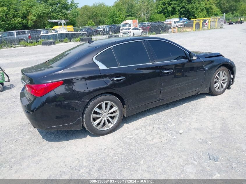 2014 Infiniti Q50 Premium VIN: JN1BV7AR3EM700193 Lot: 39669103