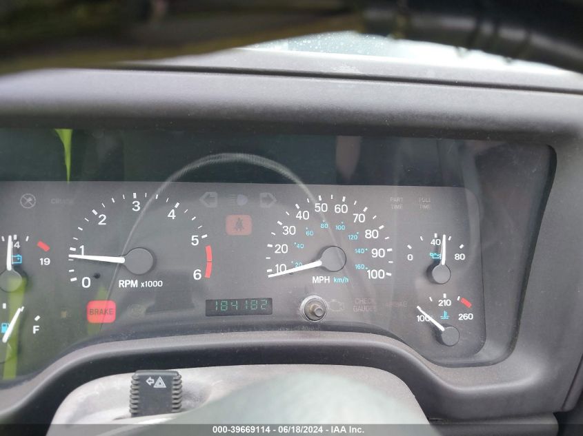 2000 Jeep Wrangler Sport VIN: 1J4FA49S6YT729233 Lot: 39669114