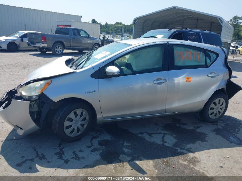 2012 Toyota Prius C Two VIN: JTDKDTB30C1024058 Lot: 39669171