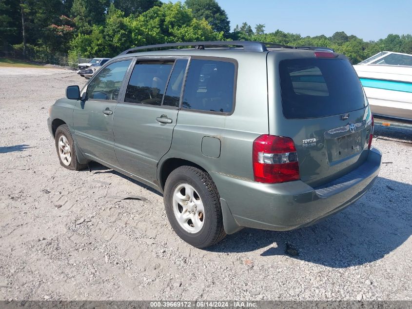 2006 Toyota Highlander VIN: JTEGD21A960134063 Lot: 39669172