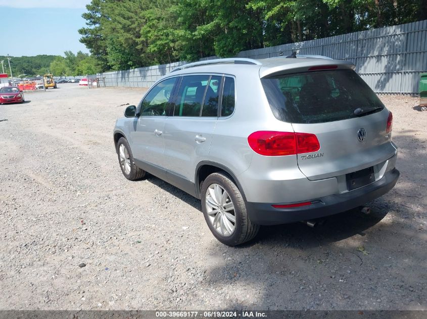 2014 Volkswagen Tiguan S/Se/Sel/R-Line VIN: WVGBV3AX1EW540948 Lot: 39669177