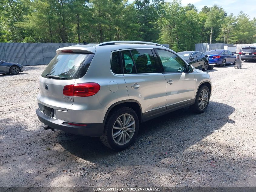 2014 Volkswagen Tiguan S/Se/Sel/R-Line VIN: WVGBV3AX1EW540948 Lot: 39669177