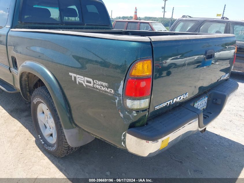 2002 Toyota Tundra Ltd V8 VIN: 5TBBT48152S248354 Lot: 39669196