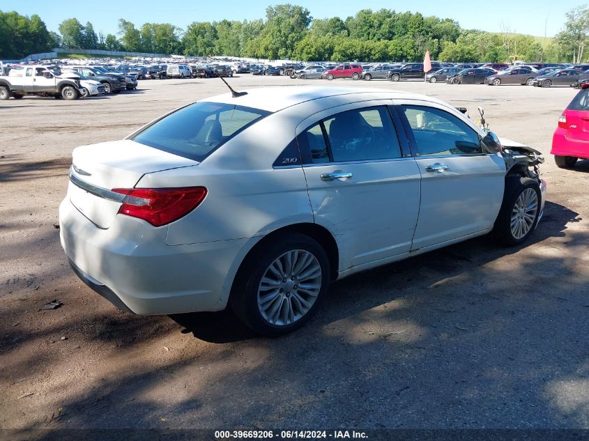 2012 Chrysler 200 Limited VIN: 1C3CCBCB3CN206227 Lot: 39669206