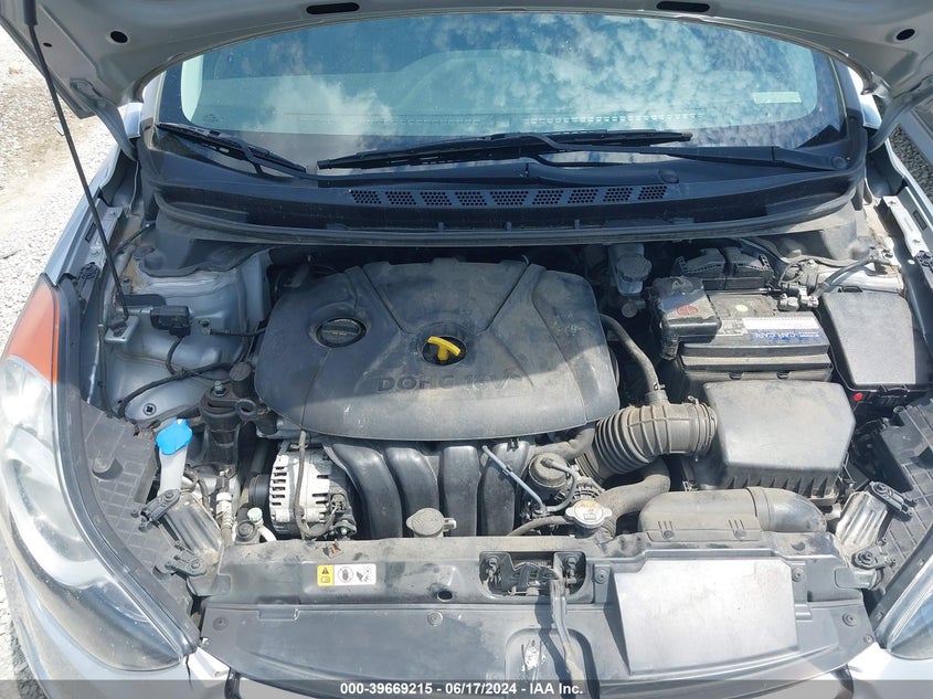 2013 Hyundai Elantra Gls VIN: 5NPDH4AE3DH320787 Lot: 39669215