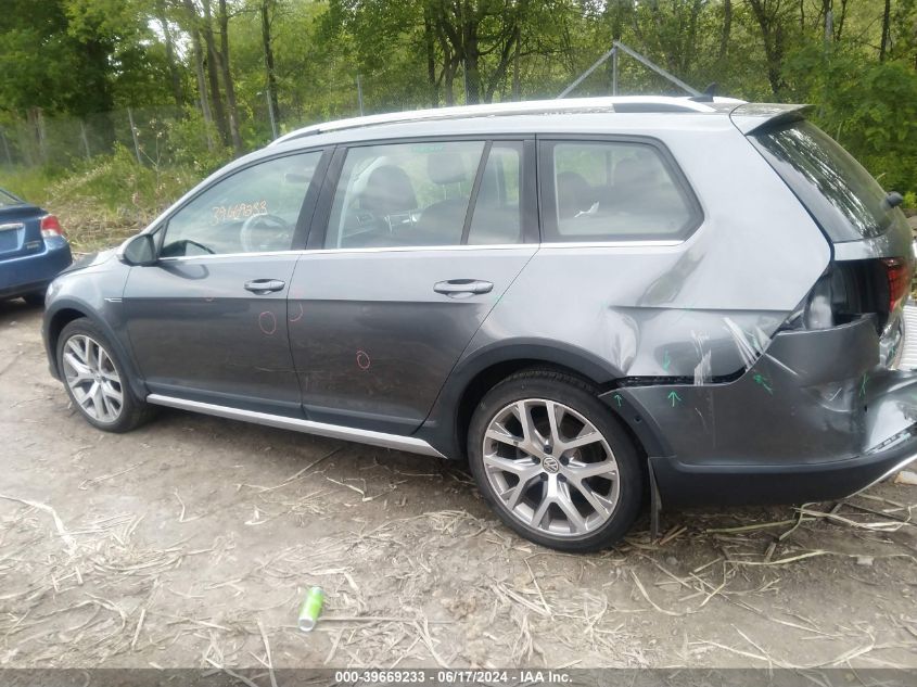 2019 Volkswagen Golf Alltrack S/Se/Sel VIN: 3VWH17AU6KM520436 Lot: 39669233