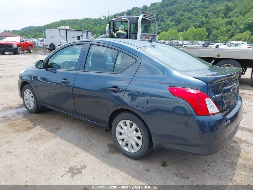Vin: 3n1cn7ap1fl938994, lot: 40155846, nissan versa 1.6 s+ 20153