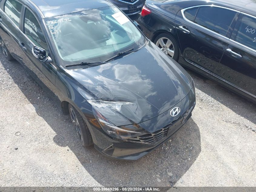 2022 Hyundai Elantra Sel VIN: 5NPLN4AG1NH053804 Lot: 39669296