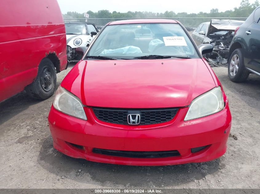 2004 Honda Civic Vp VIN: 1HGEM21144L068580 Lot: 39669308