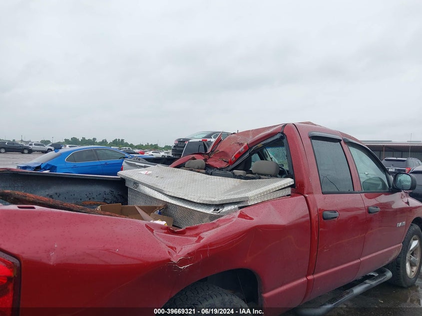 2008 Dodge Ram 1500 St/Slt VIN: 1D7HA18N18S631433 Lot: 39669321