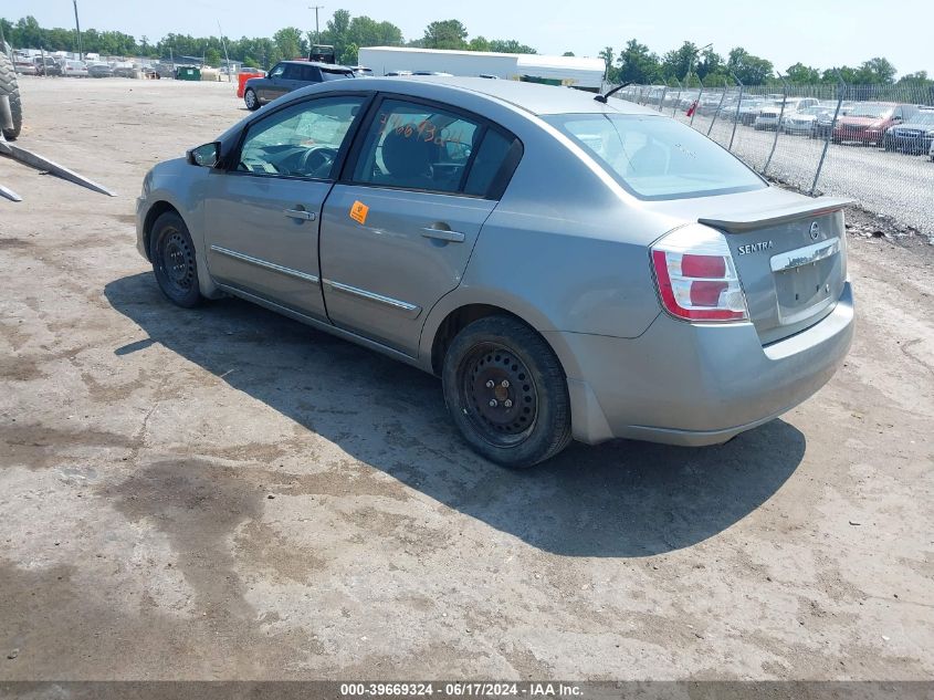 3N1AB6AP4CL738410 | 2012 NISSAN SENTRA