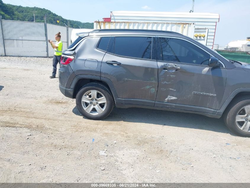 2022 Jeep Compass Latitude 4X4 VIN: 3C4NJDBB7NT203549 Lot: 39669335