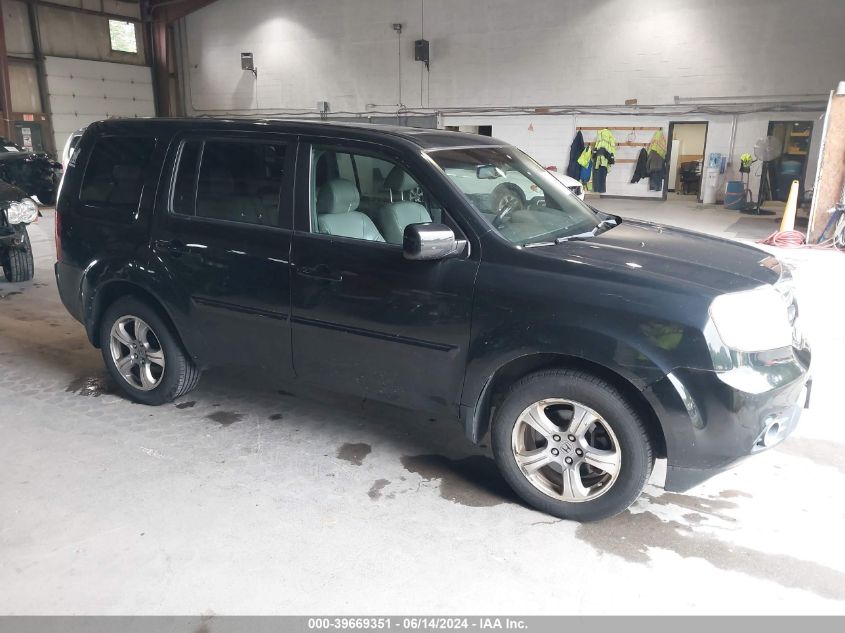 2012 Honda Pilot Ex-L VIN: 5FNYF4H54CB070390 Lot: 39669351