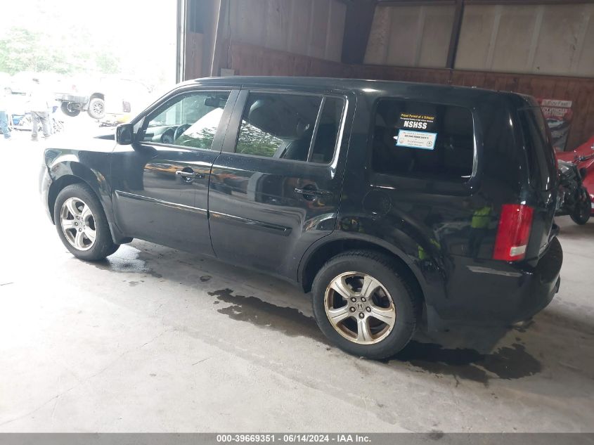 2012 Honda Pilot Ex-L VIN: 5FNYF4H54CB070390 Lot: 39669351