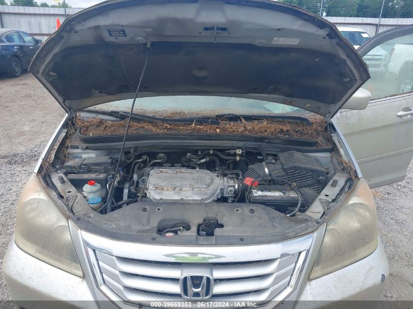 2010 Honda Odyssey Ex-L VIN: 5FNRL3H61AB018518 Lot: 39669353