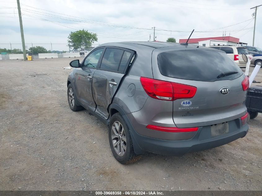 2016 Kia Sportage Lx VIN: KNDPB3AC2G7796285 Lot: 39669358