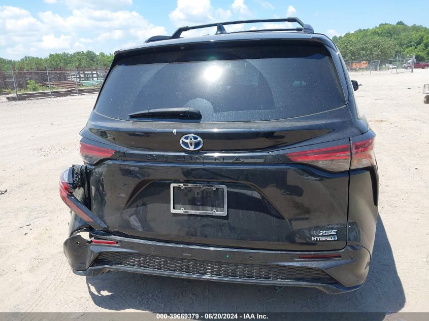2022 Toyota Sienna Xse VIN: 5TDDRKEC0NS117278 Lot: 39669379