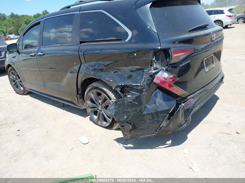 2022 Toyota Sienna Xse VIN: 5TDDRKEC0NS117278 Lot: 39669379