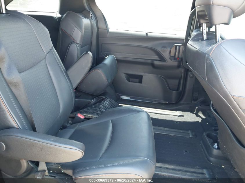 2022 Toyota Sienna Xse VIN: 5TDDRKEC0NS117278 Lot: 39669379