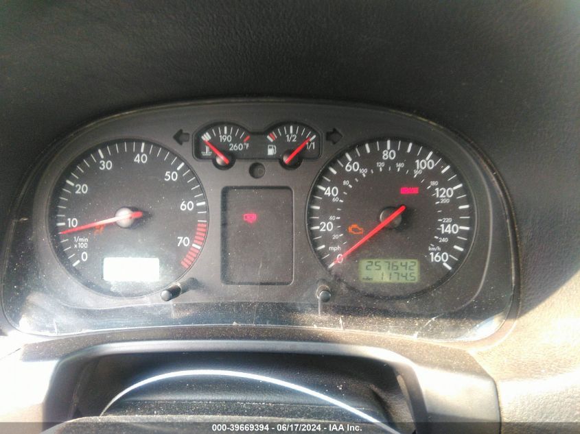 2003 Volkswagen Jetta Gls 1.8T VIN: 3VWSE69M83M161505 Lot: 39669394