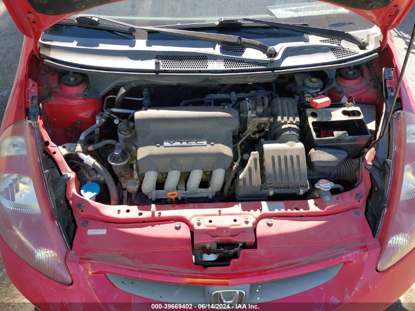 2007 Honda Fit Sport VIN: JHMGD38657S031366 Lot: 39669402