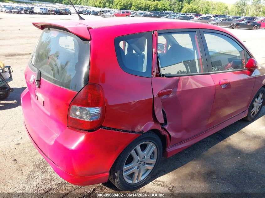 JHMGD38657S031366 | 2007 HONDA FIT