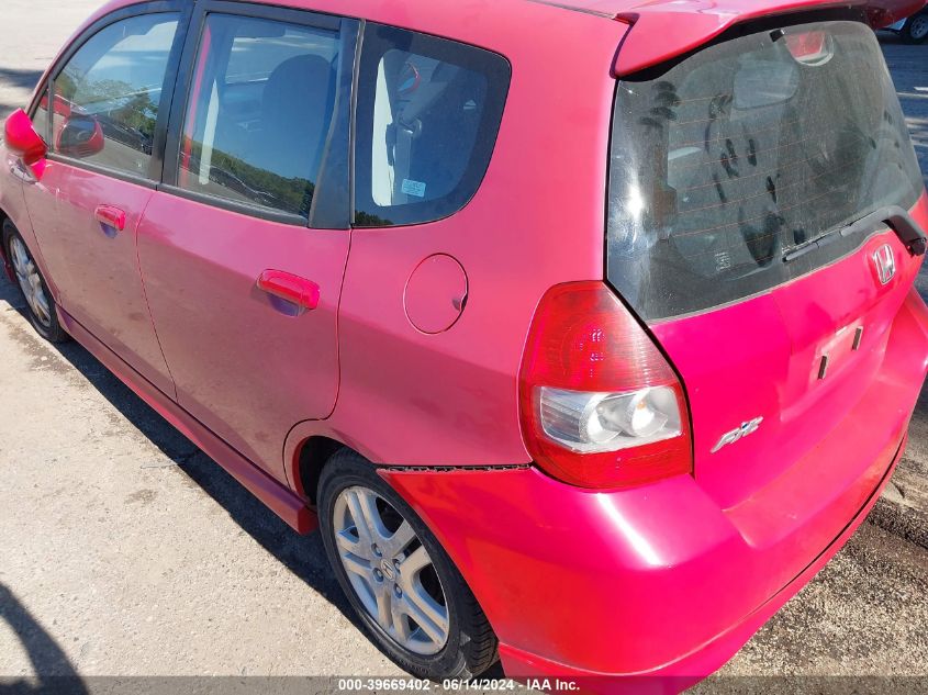 JHMGD38657S031366 | 2007 HONDA FIT