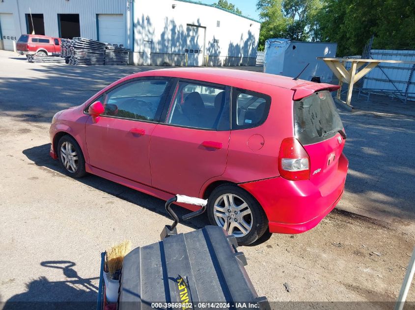 JHMGD38657S031366 | 2007 HONDA FIT